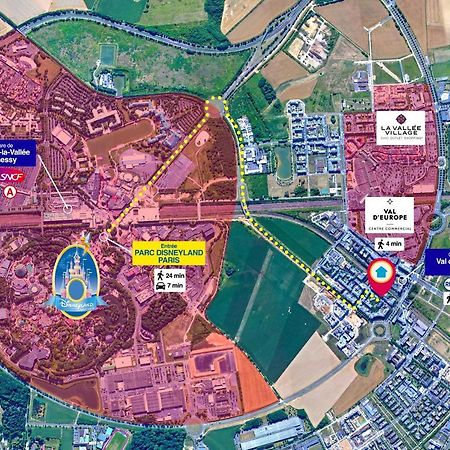 Disneyland-Paris 7 Pers, Netflix, Wifi, 2 Parking Шеси Экстерьер фото